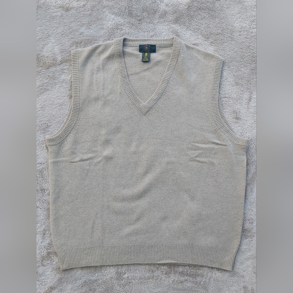 Vintage Club Room 100% Lambs' Wool Sweater Vest | XL